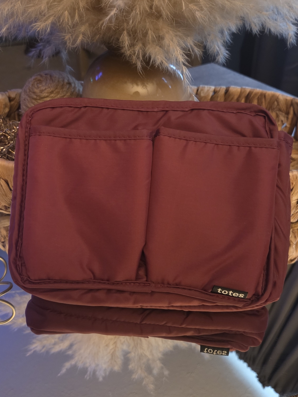Totes Purse Organizer | Burgundy | Bag Saver – Turn Chaos Into Organized
